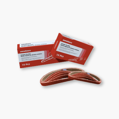 Red Ceramic File Belt image 4