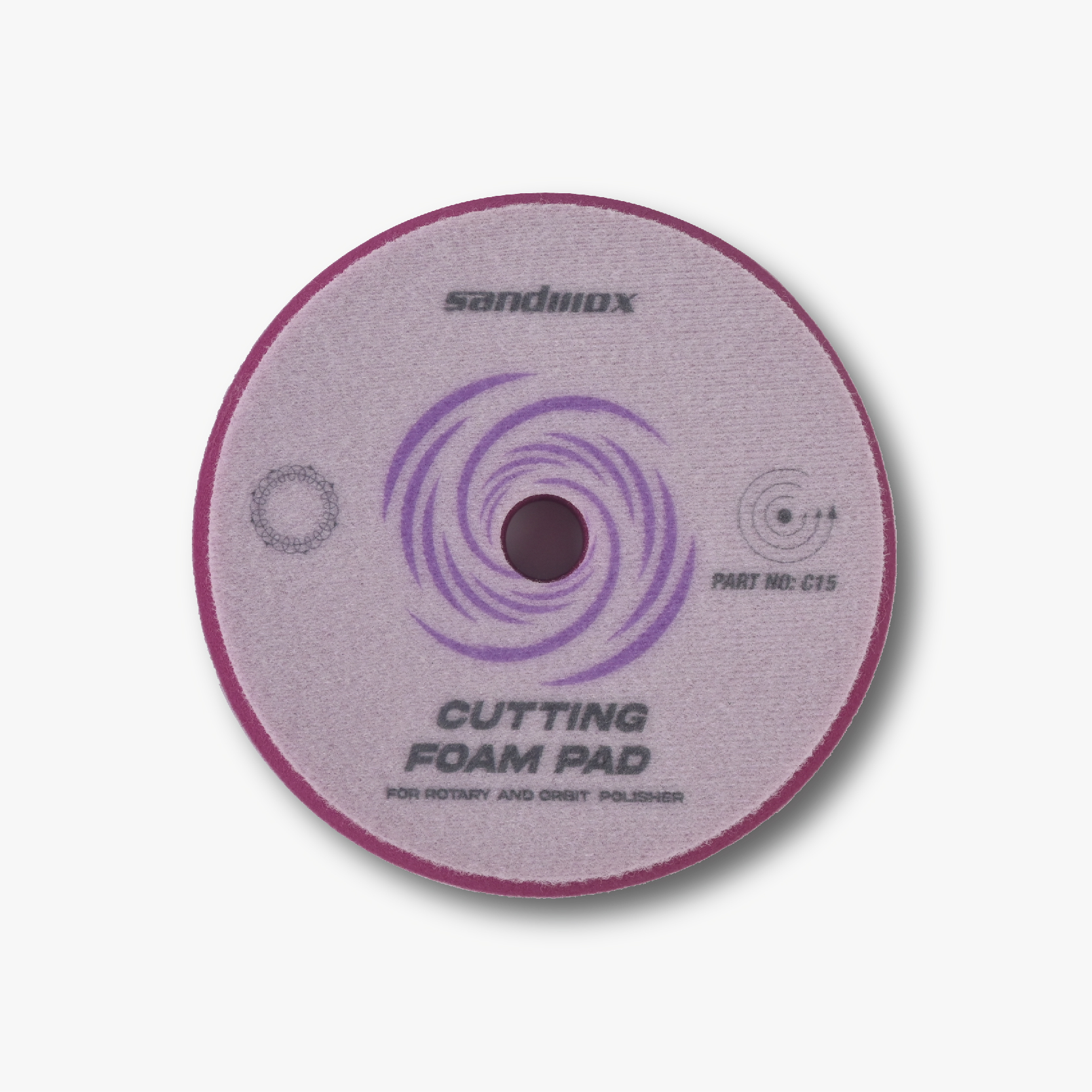 Purple Cutting Foam Pad image 3