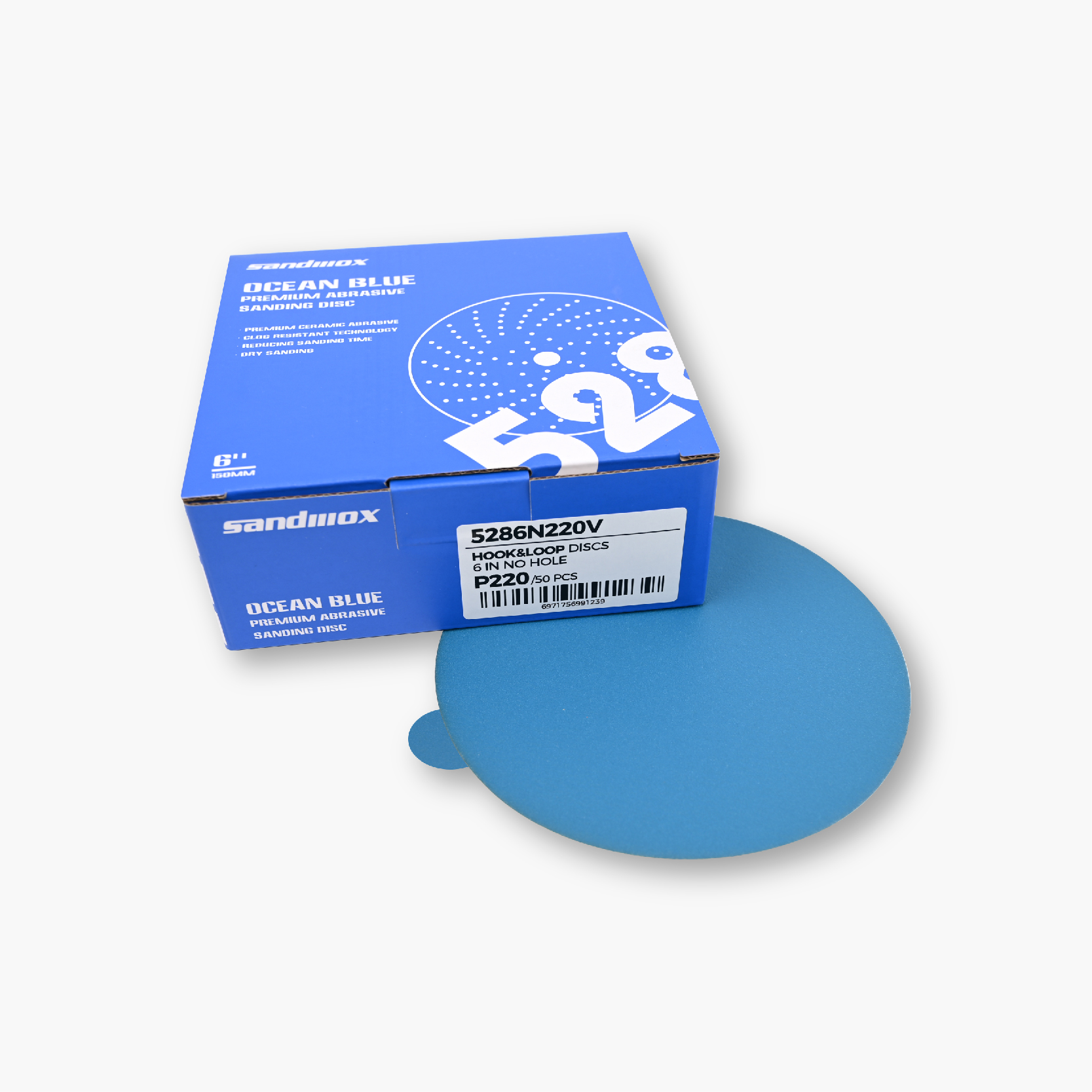 Sandwox® 528 Blue Ceramic PSA Disc