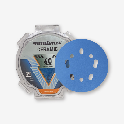 Sandwox® 528 Blue Ceramic 5'' Sanding Disc