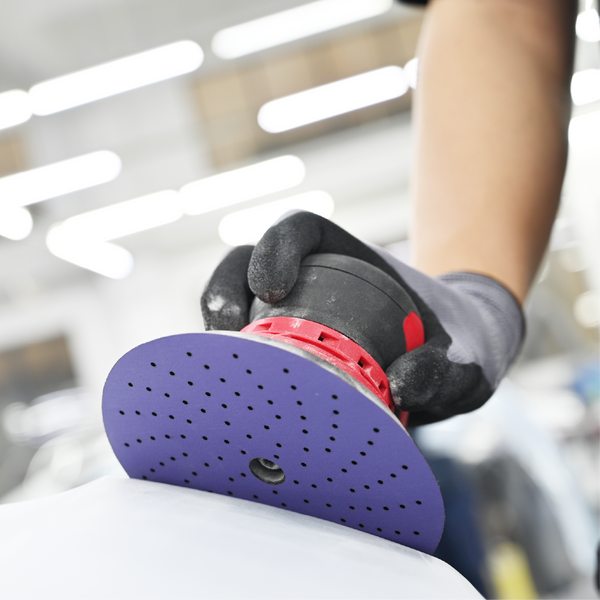 Sandwox® 328 Plus Purple Ceramic Multiple-holes Sanding Disc image 5