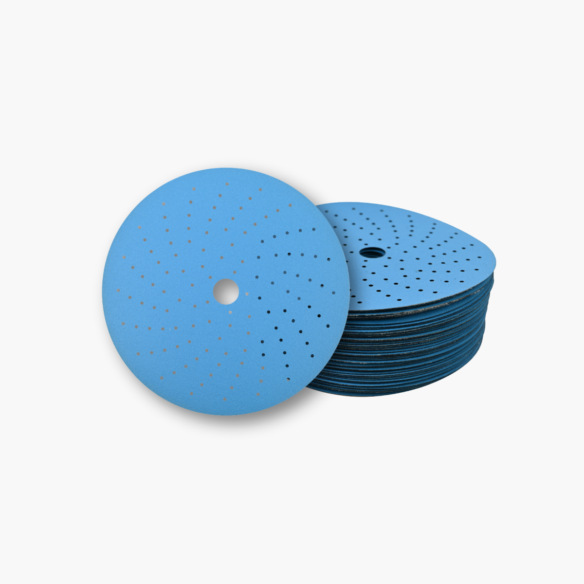 Sandwox® 528 Blue Ceramic Multiple-holes Sanding Disc image 2