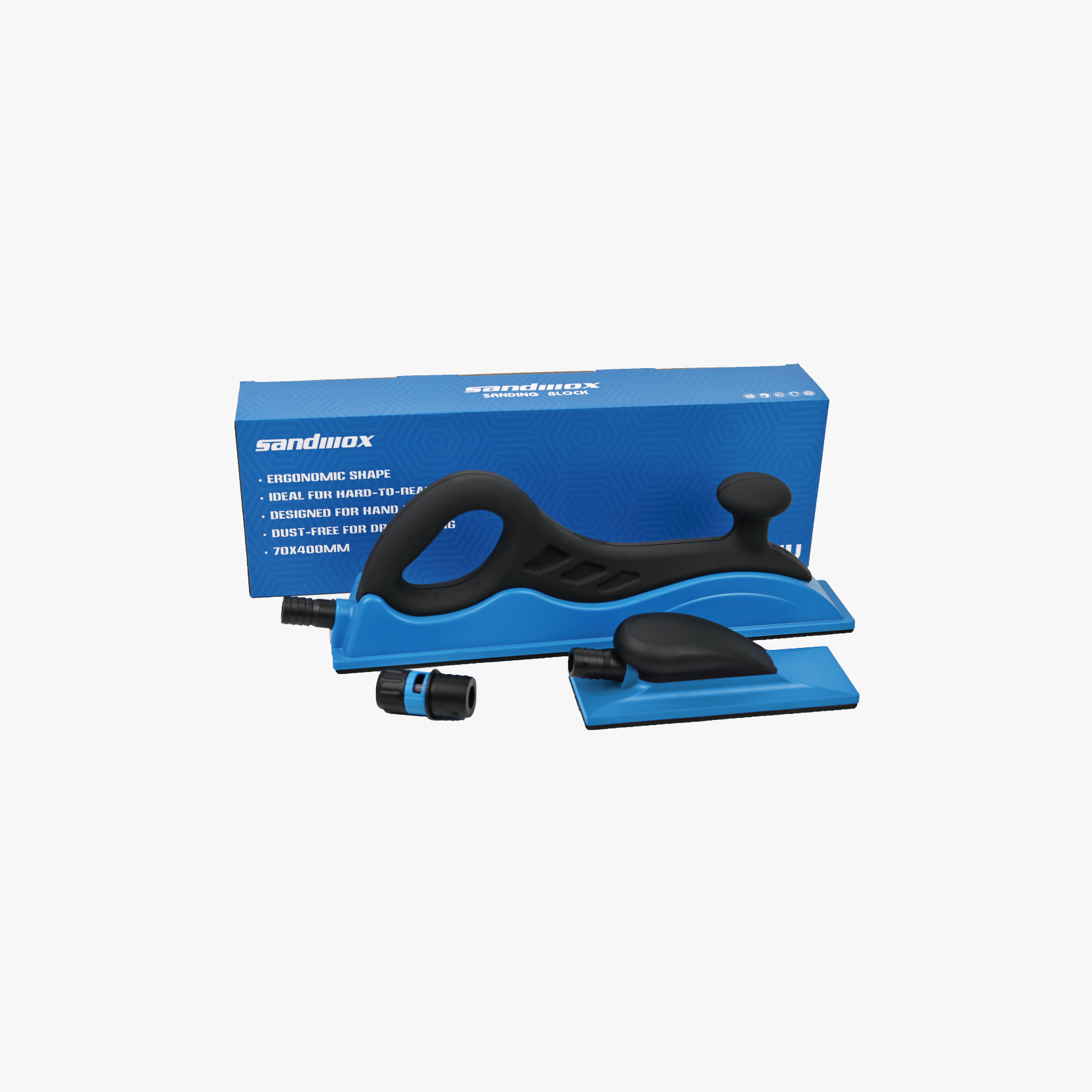Blue Hand Sanding Block