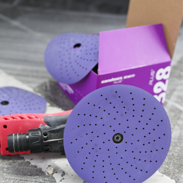 Sandwox® 328 Plus Purple Ceramic Multiple-holes Sanding Disc image 2